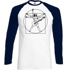 Vitruvian Guitarist Mens Funny