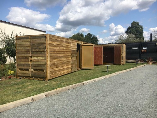 20ft 8ft cladded - x,