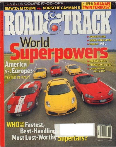 Road track september 2006 - road,