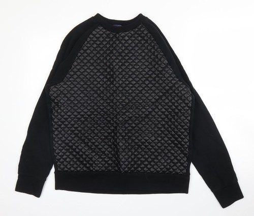 Topman mens black round neck - topman,
