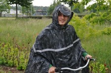 Bicycle Rain Coat Camouflage Bicycle Poncho Rain Cape Rain Poncho