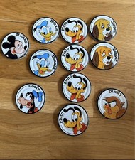 Vintage Disney Robertson's Jam Jar Lids from 1981- set of eleven