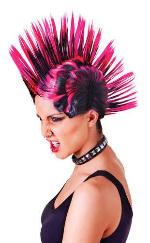 Mohawk wig unisex punk rock - unisex,