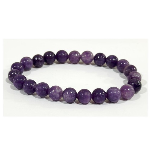 Crystal beaded bracelet 8mm - beaded,