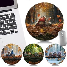 New Fabric Mouse Mats Pad High Quality 5mm Thick Non Slip Foam 22cm x 22cm UK