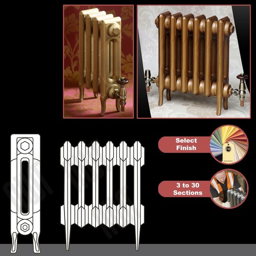 Cast iron radiators column - iron, 2