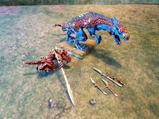Saurus Lord, Kroq-Gar on Carnosaur, meta, lWarhammer Lizardmen Army,