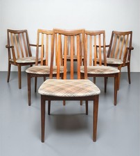 SET OF SIX TEAK G PLAN DINING