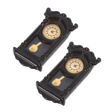 2 Pcs Old-fashioned Clock