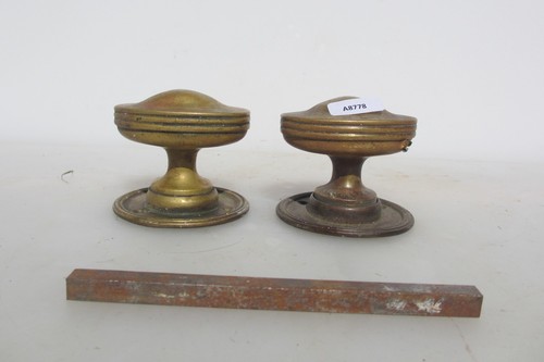 Victorian brass door knobs - victorian,