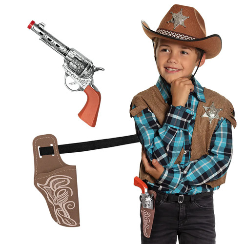 Cowboy gun and holster fancy - gun,