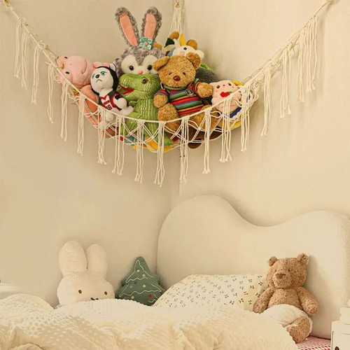 Mesh net cuddly soft toy - cuddly,