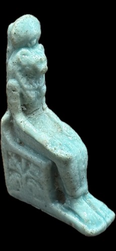 Egyptian faience amulet - egyptian,