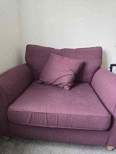 Next Ashford Snuggle Chair Purple / Pink