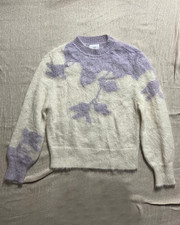 Erdem Mohair Jumper White/Lavender No size tag UK10