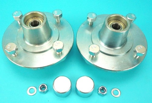 Pair wheel hubs - of, &