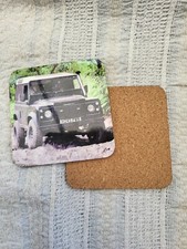 Personalised Photo Coaster Printed - Custom Gifts Square - High Gloss Cork Back