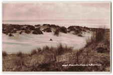 Saunton Sands & Burrows Devon Nr Braunton - Vintage Real Photo Postcard Y07