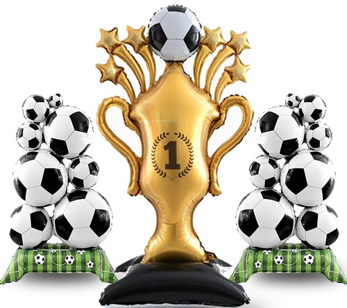 3pcs soccer party decorations - 3pcs,