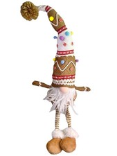 Gingerbread Gonk Christmas Decoration 60cm Mr or Mrs Dangly Legs Ornament