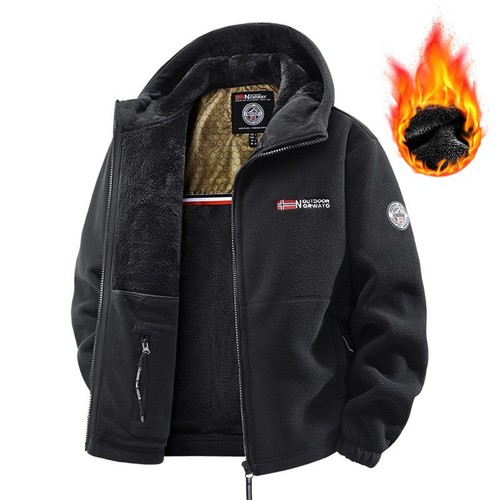 Men fleece jacket outdoor - men, warm