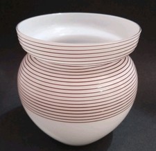 Danish Holmegaard Melody Art Glass Vase By Michael Bang