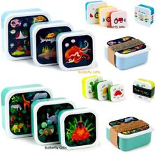 Set of 3 Lunch Boxes Kids