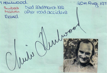 Mike hailwood signed - hailwood,