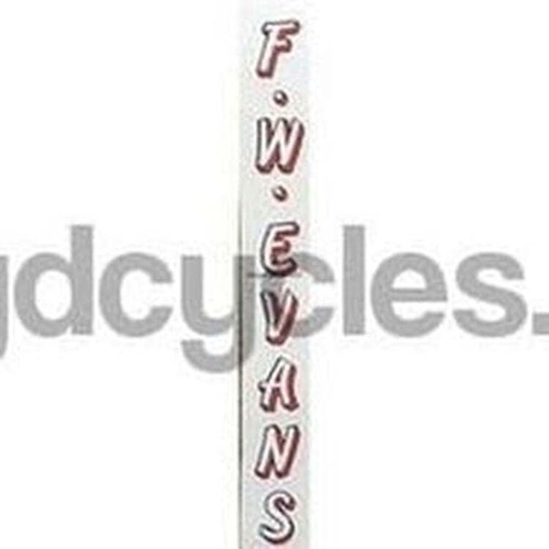 Evans seat tube decal - tube, decal.