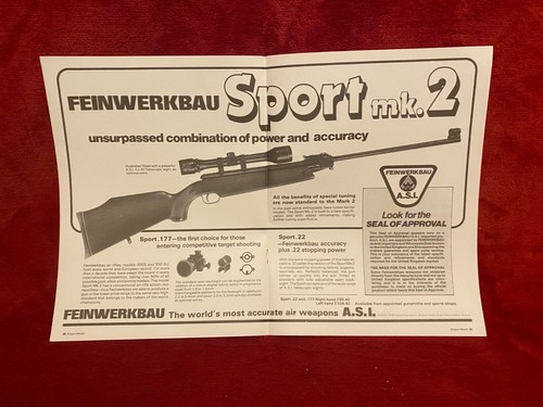 Pgun4 advert 11x16 feinwerkbau - pgun4,