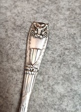 Fraget Peau de Lion Silver Plated  Tea Spoon 14 cm Rossigneux RARE Cutlery