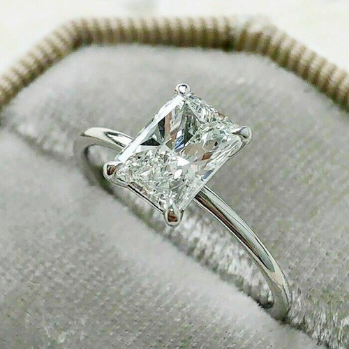 5ctw radiant cut moissanite - 2.5ctw,