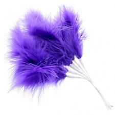 Fluffy Purple Feathers Wired x