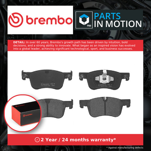 Brake pads set front p61116 - front,