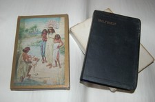 COLLINS ILLUSTRATED HOLY BIBLE - 1957 - Boxed - VGC - Illustrated by E S Hardy