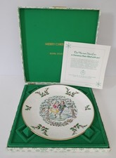 Royal Doulton, Christmas Plate: 1977, 1st in Series, Bone China, Boxed, 21cm