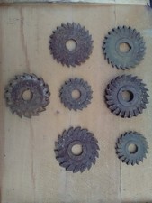 7no. Used Horizontal Milling Cutters, Decorative