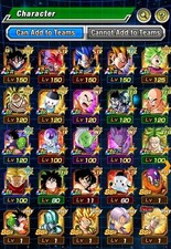 Dragon Ball Z Global Dokkan Many SSRs, LRs, URs Anime Manga Semi Fresh Rank 77