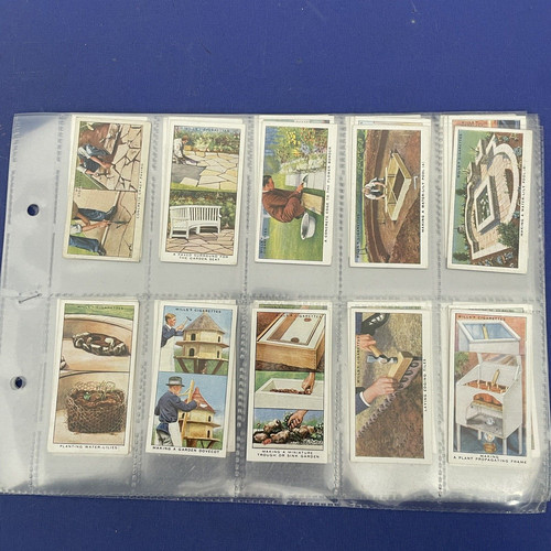 Wills cigarette cards - wills, garden