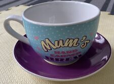 Mums Hard Earned Brew Giant cup And Saucer Set