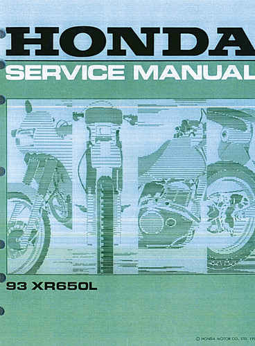 Honda xr650l motorcycle - 93,