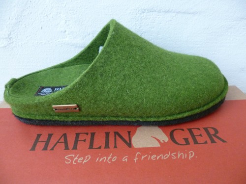 Haflinger slippers green flair - haflinger,