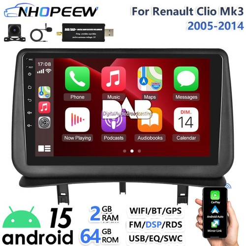 Dab 64gb carplay android15 - dab+, 2+64gb