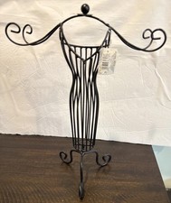 Black Metal Wire Dress Form