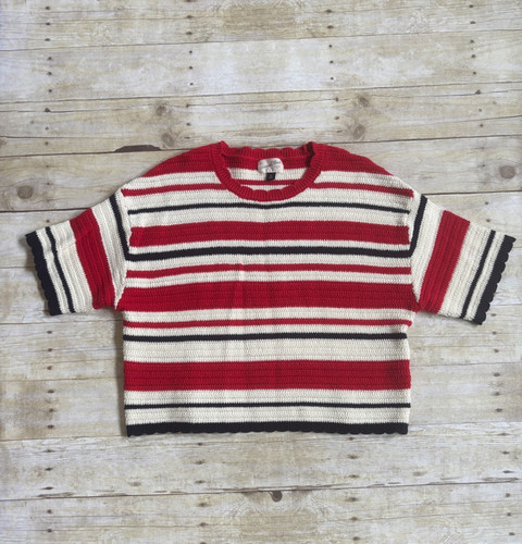 Universal threads red white - white, &