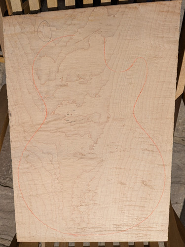 One piece figured hard - hard, maple