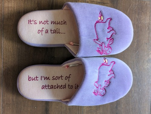 Disney eeyore slippers size - disney,