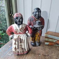 vintage Cast Iron Money Box's House Home display collectable 
