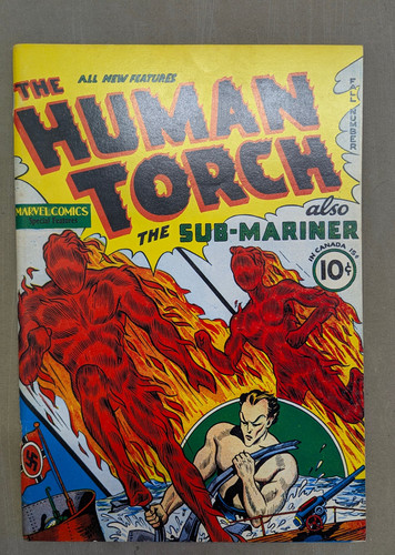 Human torch comics reprint - human,
