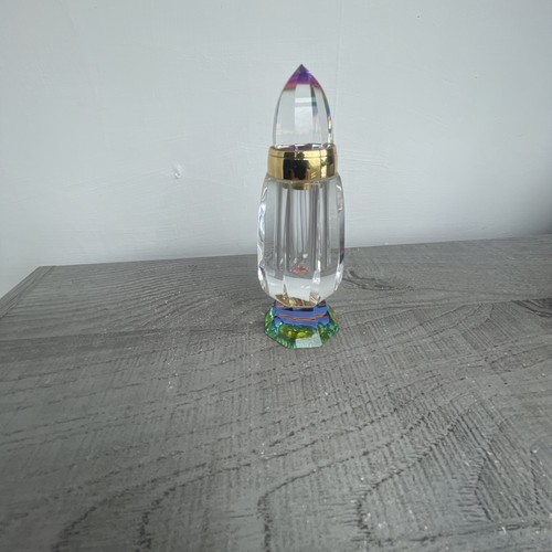Weighty cut crystal gold - crystal, /